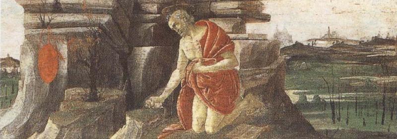 Sandro Botticelli St Jerome in Penitence Germany oil painting art
